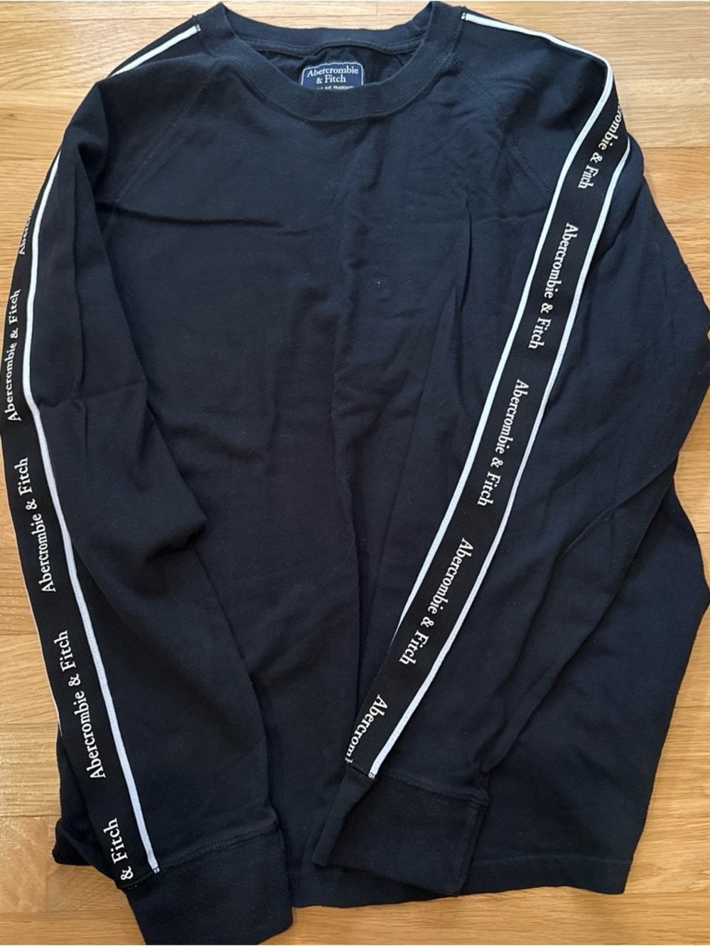 Abercrombie & Fitch Black Logo Patch Tee